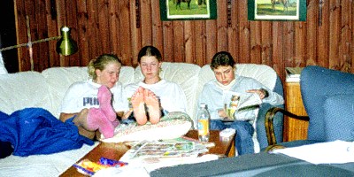 Helena, Emilia och Tina
